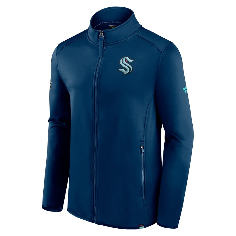 Men's Fanatics  Deep Sea Blue Seattle Kraken Authentic Pro Full-Zip Jacket