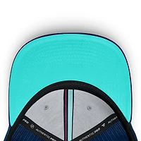 Casquette ajustable Fanatics Deep Sea Blue Seattle Kraken Authentic Pro Home Ice Trucker pour homme