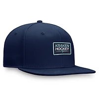 Men's Fanatics  Deep Sea Blue Seattle Kraken Authentic Pro Prime Snapback Hat