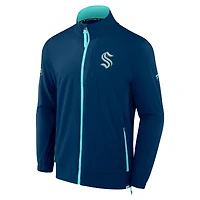 Veste entièrement zippée Seattle Kraken Authentic Pro Rink Fanatics Deep Sea pour hommes