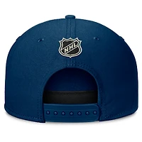 Men's Fanatics Deep Sea Blue Seattle Kraken Authentic Pro Rink Team Code Snapback Hat