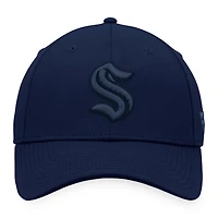 Men's Fanatics Deep Sea Blue Seattle Kraken Authentic Pro Road Snapback Hat