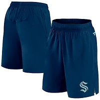Short Fanatics Deep Sea Seattle Kraken Authentic Pro Tech pour hommes