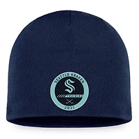 Men's Fanatics Deep Sea Blue Seattle Kraken Authentic Pro Training Camp - Beanie