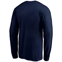 T-shirt à manches longues Fanatics Deep Sea Seattle Kraken Big & Tall Victory Arch pour hommes