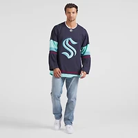 Maillot domicile Premium bleu marine pour homme Fanatics Seattle Kraken