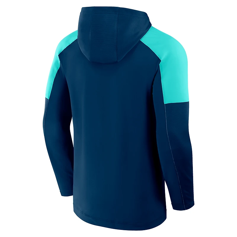 Sweat à capuche de transition pour homme Fanatics Deep Sea Blue Seattle Kraken Meta Game
