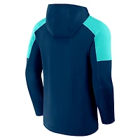 Sweat à capuche de transition pour homme Fanatics Deep Sea Blue Seattle Kraken Meta Game
