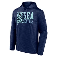 Sweat à capuche Fanatics Deep Sea Blue Seattle Kraken Never Quit pour hommes