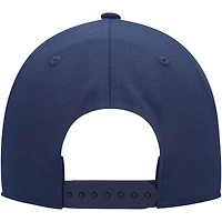 Casquette Snapback Fanatics Deep Sea Blue Seattle Kraken avec logo principal