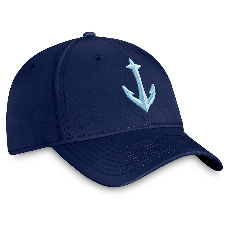 Men's Fanatics Deep Sea Blue Seattle Kraken Secondary Logo Flex Hat