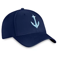 Men's Fanatics Deep Sea Blue Seattle Kraken Secondary Logo Flex Hat