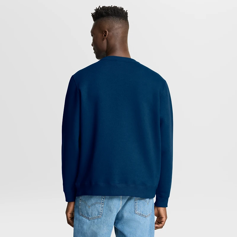 Sweat-shirt Fanatics Deep Sea Blue Seattle Kraken Stickler pour homme