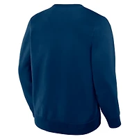 Sweat-shirt Fanatics Deep Sea Blue Seattle Kraken Stickler pour homme