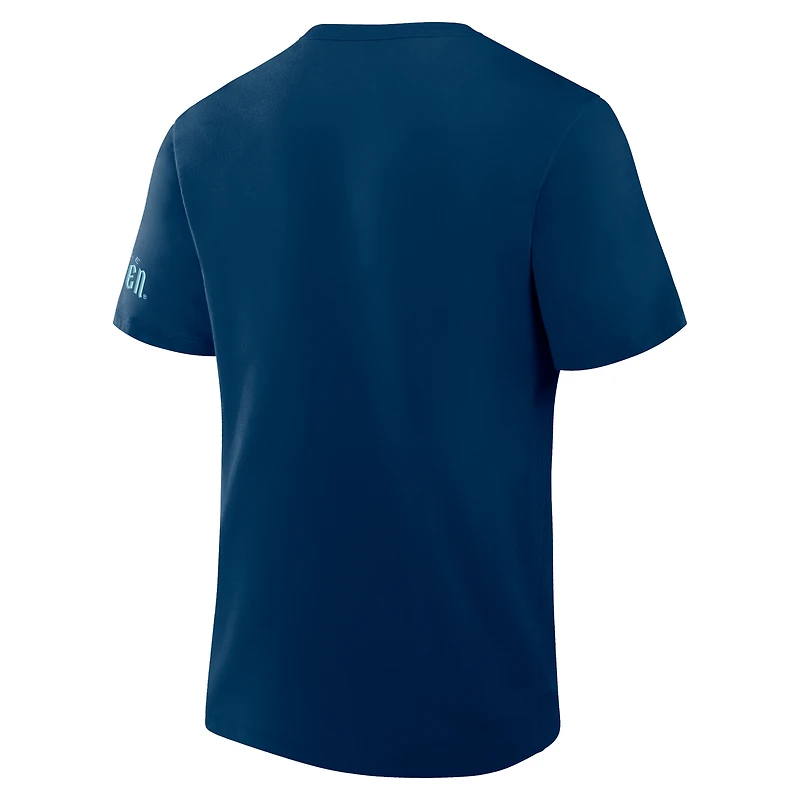 T-shirt Fanatics Deep Sea Blue Seattle Kraken Team Vision Legacy pour homme