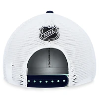 Men's Fanatics  Light Blue Seattle Kraken Authentic Pro Trucker Adjustable Hat