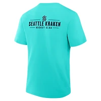 Men's Fanatics Light Blue Seattle Kraken Crash The Net Legacy T-Shirt