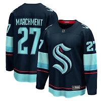 Maillot Mason Marchment bleu marine des Seattle Kraken Breakaway pour homme