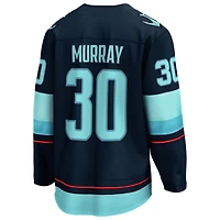 Men's Fanatics Matt Murray Deep Sea Blue Seattle Kraken Home Breakaway Jersey