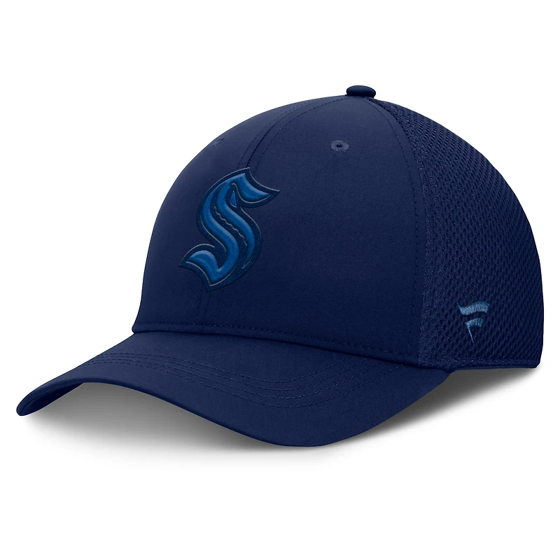 Men's Fanatics Navy Seattle Kraken Authentic Pro Road Flex Hat