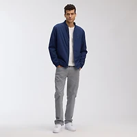 Men's Fanatics Navy Seattle Kraken Authentic Pro Road Lightweight Full-Zip Bomber Jacket