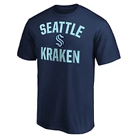Fanatics Branded Navy Seattle Kraken - T-shirt Victory Arch