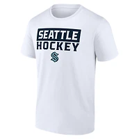 Ensemble de 2 t-shirts Fanatics Seattle Kraken Big & Tall pour hommes