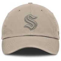 Men's Fanatics Tan Seattle Kraken Authentic Pro Road Adjustable Hat