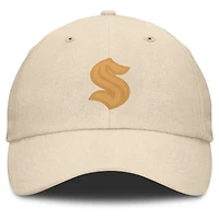 Men's Fanatics Tan Seattle Kraken Front Office Canvas Adjustable Hat