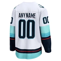 Maillot personnalisé extérieur Seattle Kraken Breakaway blanc Fanatics pour homme