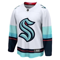 Maillot Breakaway Seattle Kraken Away blanc Fanatics pour hommes