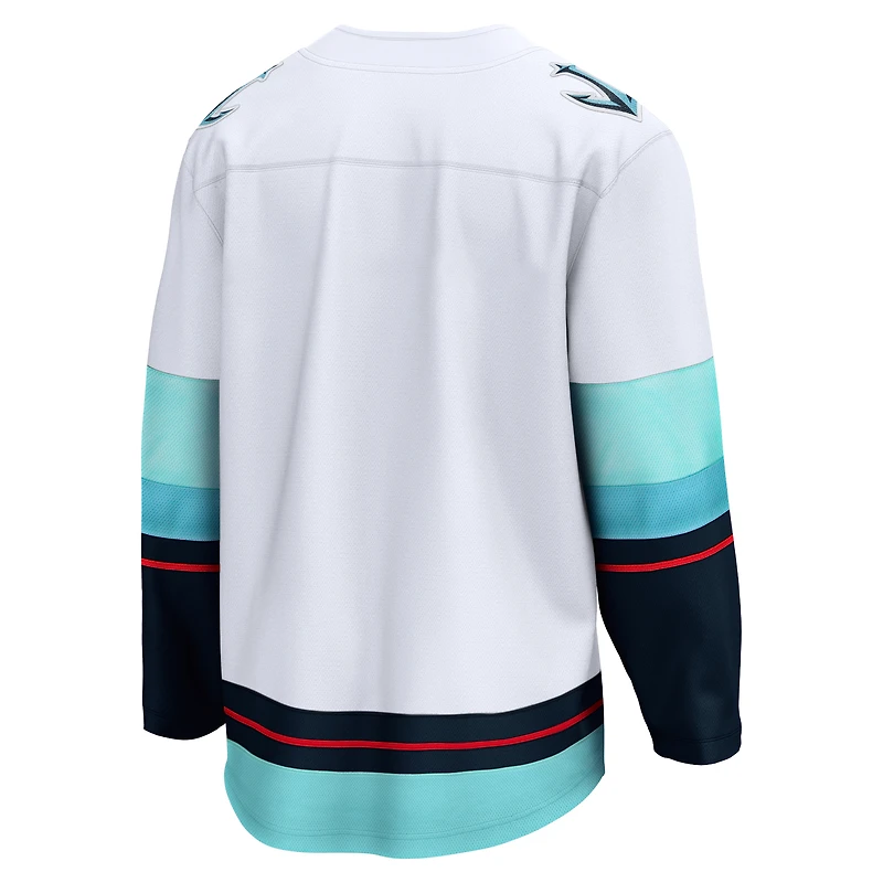 Fanatics pour hommes blanc Seattle Kraken Away - Maillot Premier Breakaway