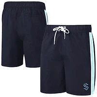 Men's G-III Sports by Carl Banks Deep Sea Blue Seattle Kraken Sand Beach Swim Shorts