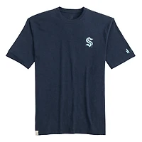 T-shirt Spencer chiné bleu marine Seattle Kraken de Johnnie-O pour homme