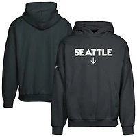 Men's Levelwear  Black Seattle Kraken Contact City Capsule Pullover Hoodie