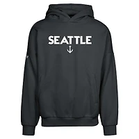 Men's Levelwear  Black Seattle Kraken Contact City Capsule Pullover Hoodie