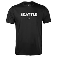 T-shirt à imprimé Seattle Kraken Richmond City Capsule pour homme de Levelwear, noir