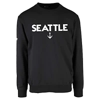 Sweat-shirt à capuche noir Seattle Kraken Zane City Capsule pour homme de Levelwear