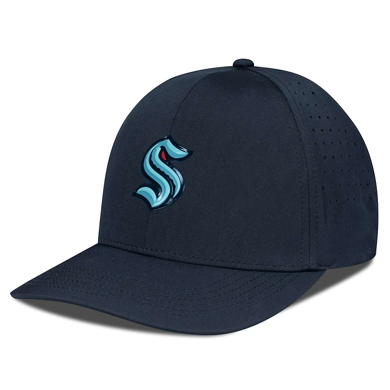 Men's Levelwear White Seattle Kraken Zeta Insignia Core Flex Hat