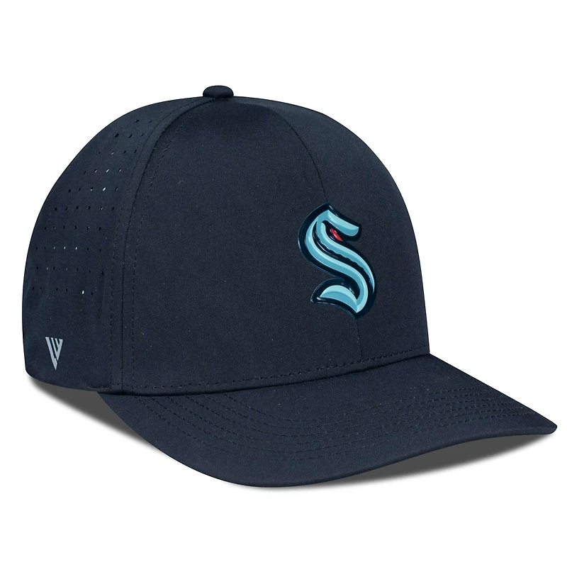 Men's Levelwear White Seattle Kraken Zeta Insignia Core Flex Hat