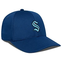Casquette ajustable structurée bleu Seattle Kraken Zephyr Insignia Core pour homme de Levelwear
