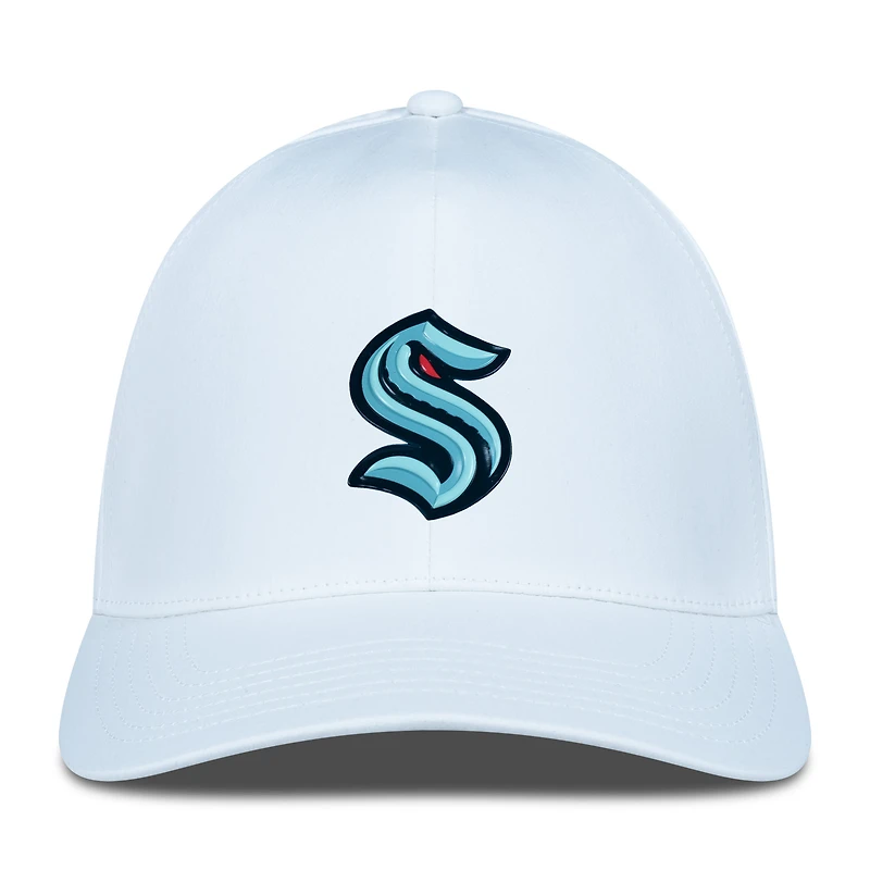 Men's Levelwear White Seattle Kraken Zeta Insignia Core Flex Hat
