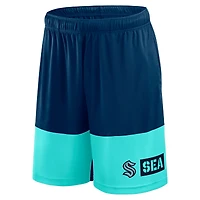Men's Logo Athletic Navy Seattle Kraken Best of the Shorts
