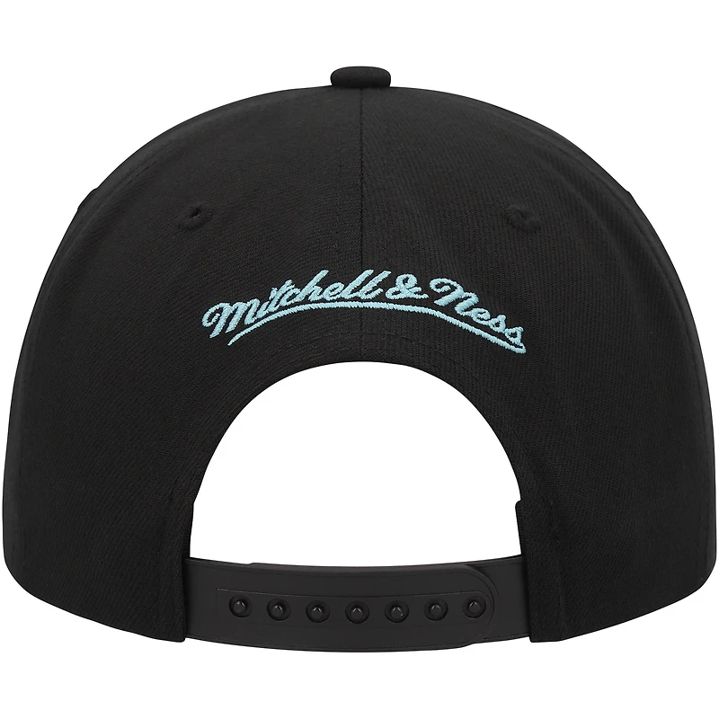 Casquette Snapback Seattle Kraken Core Team Script 2.0 noire Mitchell & Ness pour hommes