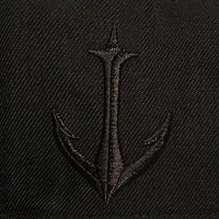Men's Mitchell & Ness Black Seattle Kraken Soul Strike Pearl Tonal Snapback Hat