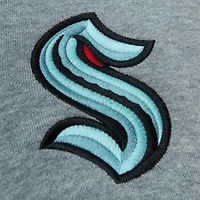 Men's Mitchell & Ness Deep Sea Blue/Gray Seattle Kraken Head Coach Pullover Hoodie