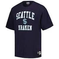 T-shirt flammé légendaire Seattle Kraken bleu profond Mitchell & Ness pour hommes