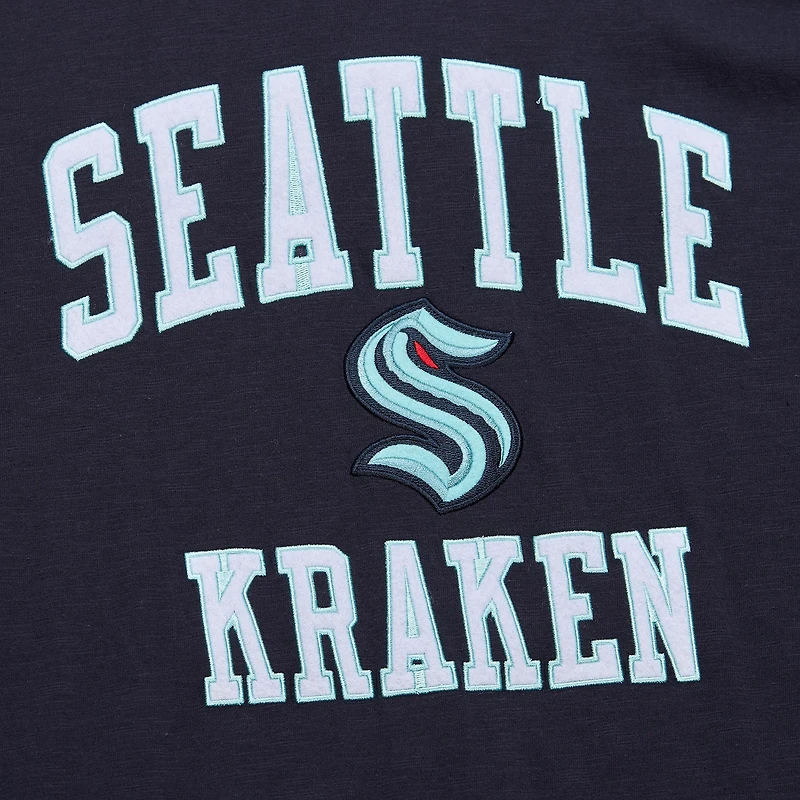 T-shirt flammé légendaire Seattle Kraken bleu profond Mitchell & Ness pour hommes