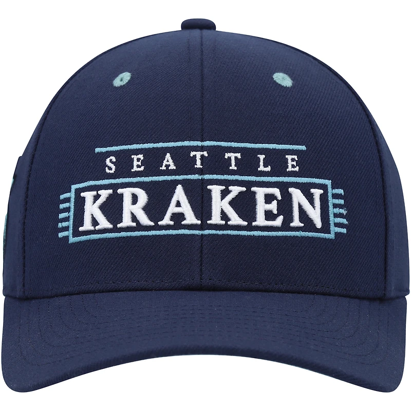 Men's Mitchell & Ness Deep Sea Blue Seattle Kraken LOFI Pro Snapback Hat