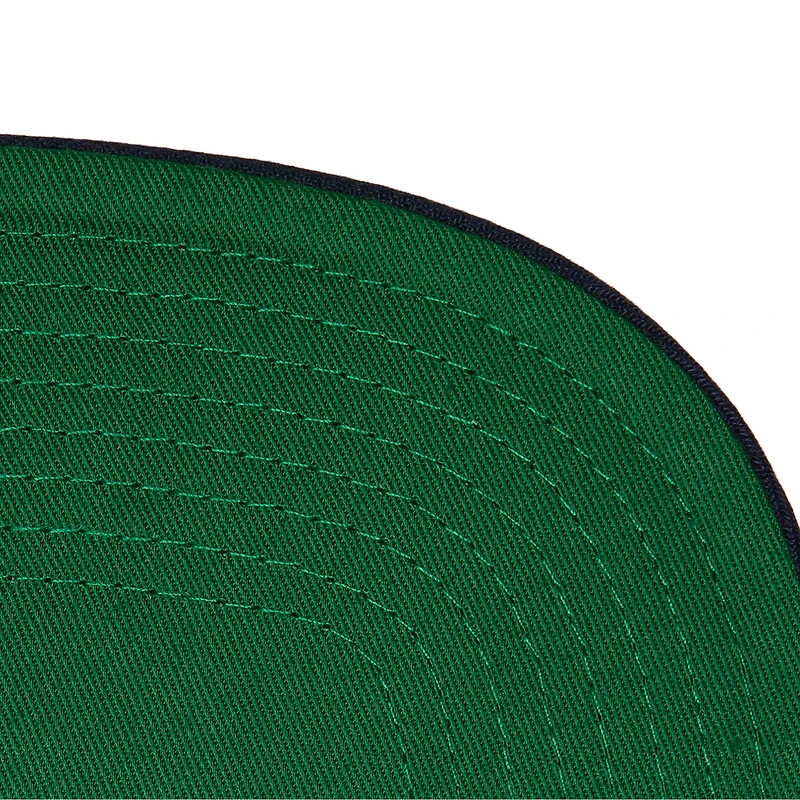 Casquette Snapback Seattle Kraken Retro Script Colorblock Deep Sea Blue Mitchell & Ness pour hommes